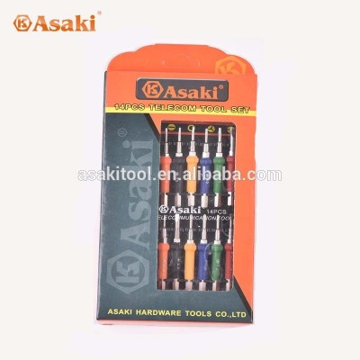 AK-9070 high precision 14pcs cell phone repair screwdriver set