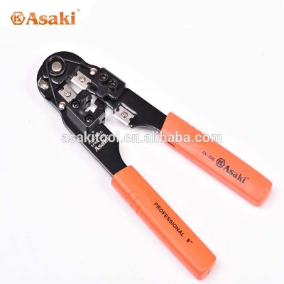 AK-0336 carbon steel 8P network crimping hand tool